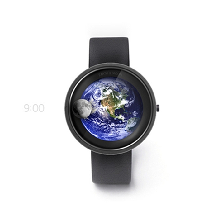 绝美腕表——地球与月亮概念手表 找寻时间的艺术--阿里百秀
